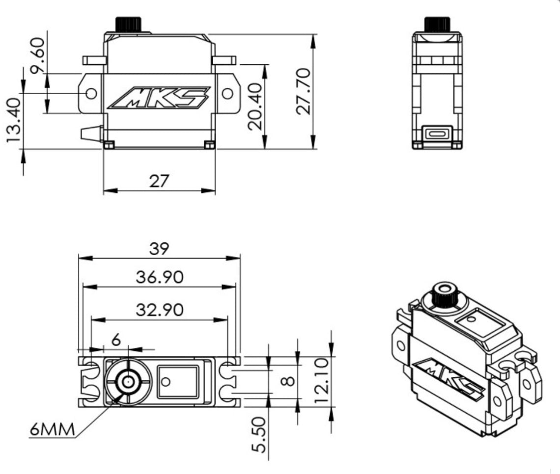 HV50-P  1/12 SERVO (HIGH VOLTAGE)