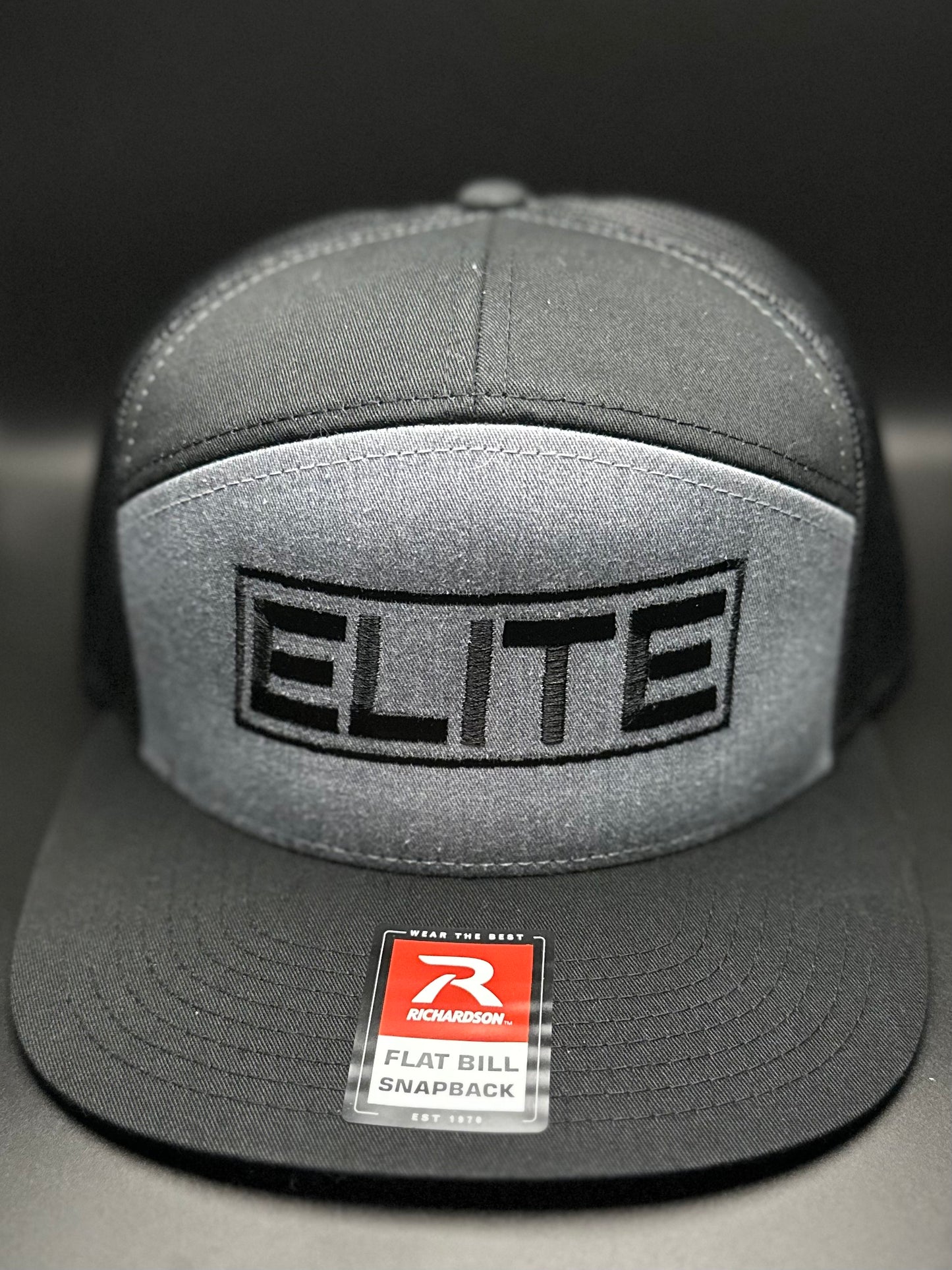 ELITE BLACK FLAT BILL HAT