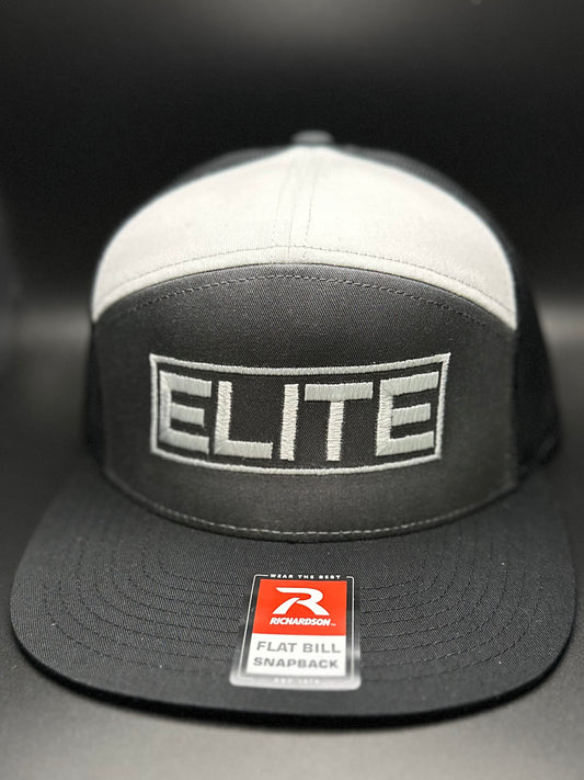 ELITE WHITE FLAT BILL HAT