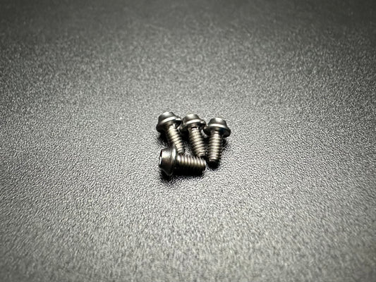 ELITE UFO HEAD M2x4mm TITANIUM SCREWS  (4pcs)