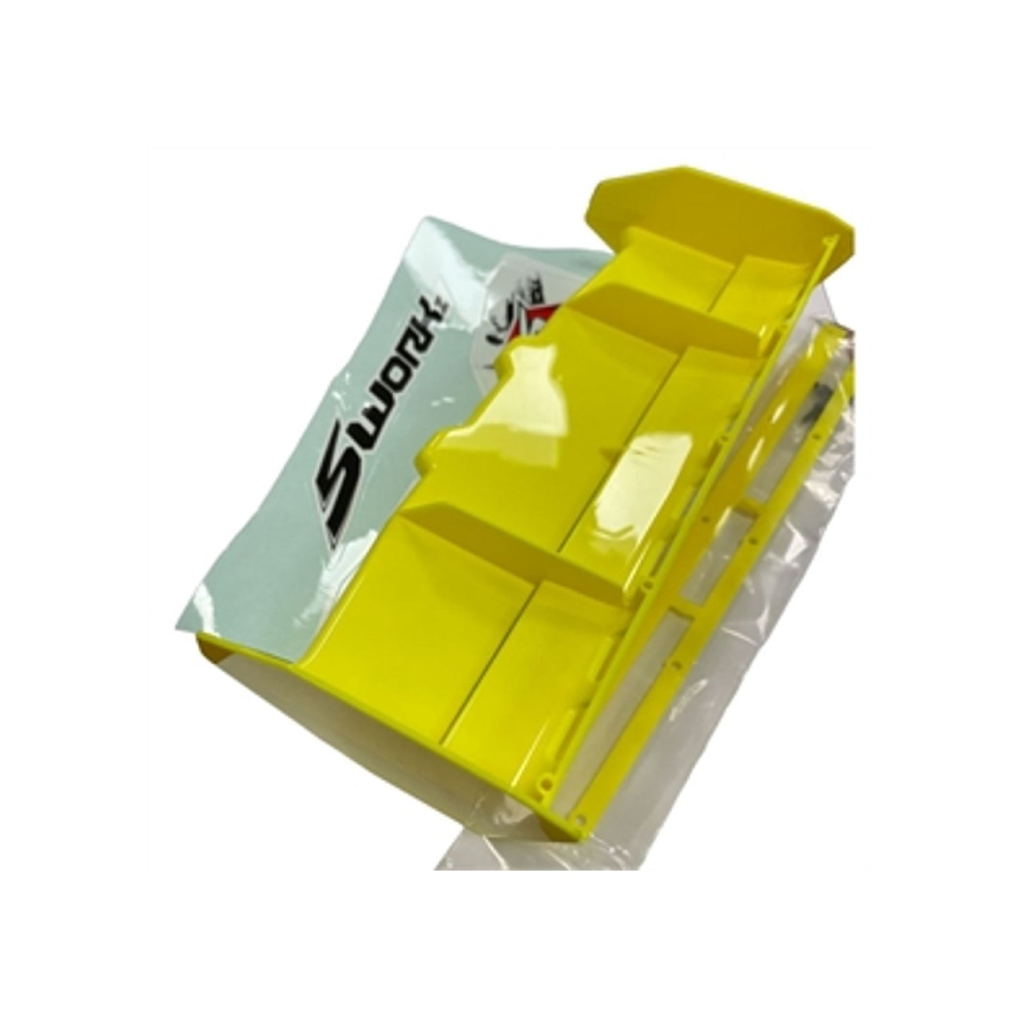 SWORKz 1/8 Off Road Pro-Speed 2.0 Race Wing (Yellow)(Pre-Holes)